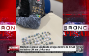 Homem &eacute; preso vendendo drogas dentro do CRAS no bairro JK em Ji Paran&aacute; &ndash; V&iacute;deo