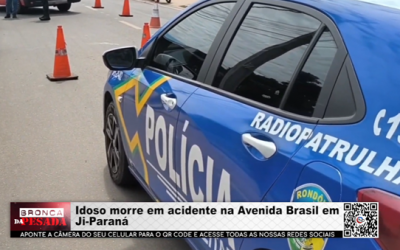 Idoso morre em acidente na Av. Brasil em Ji&ndash;Paran&aacute; &ndash; V&iacute;deo
