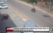 C&acirc;meras registraram acidente que matou idoso na Av. Brasil em Ji&ndash; Paran&aacute; &ndash; V&iacute;deo
