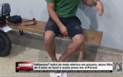 "Influencer" entra de moto el&eacute;trica em pizzaria, deixa filha de 4 anos no local e acaba preso no local em Ji &ndash; Paran&aacute;  &ndash; V&iacute;deo