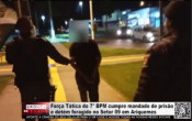 For&ccedil;a T&aacute;tica do 7° BPM cumpre mandado de pris&atilde;o e det&eacute;m foragido no setor 09, em Ariquemes &ndash; Video