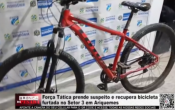 For&ccedil;a T&aacute;tica prende suspeito e recupera bicicleta furtada no Setor 03 em Ariquemes &ndash; V&iacute;deo