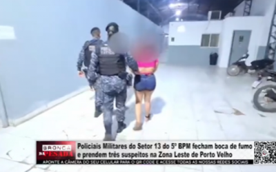 Policiais Militares do Setor 13 do 5° BPM fecham boca de fumo e prendem 3 suspeitos na Zona Leste de Porto Velho &ndash; V&iacute;deo