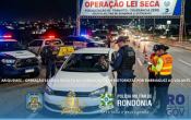 Opera&ccedil;&atilde;o Lei Seca resulta na condu&ccedil;&atilde;o &agrave; Delegacia de Pol&iacute;cia de oito motoristas por embriaguez ao volante em Ariquemes