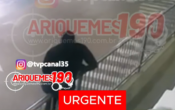 Criminosos armados invadem supermercado, rendem vigilante e roubam cerca de R$ 20 mil em Ariquemes &ndash; V&iacute;deo