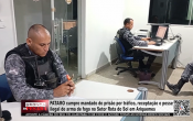 PATAMO cumpre mandado de pris&atilde;o por tr&aacute;fico, recepta&ccedil;&atilde;o e posse ilegal de arma de fogo no Setor Rota do Sol em Ariquemes &ndash; V&iacute;deo