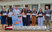 Secret&aacute;ria da SEAS Luana Rocha realiza entrega de Tablets do programa Crian&ccedil;a Protegida ao Conselho Tutelar em Ariquemes &ndash; V&iacute;deo