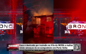 Inc&ecirc;ndio destr&oacute;i casa na Vila do INCRA, e mulher relata amea&ccedil;as do ex&ndash;companheiro em Porto Velho &ndash; V&iacute;deo