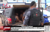 TR&Aacute;FICO DE DROGAS &ndash; Tr&ecirc;s pessoas foram conduzidas &agrave; delegacia de Cacoal &ndash; V&iacute;deo