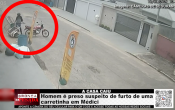 A CASA CAIU &ndash; Homem &eacute; preso suspeito de furto de uma carretinha em M&eacute;dici &ndash; V&iacute;deo