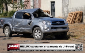 HILLUX capota em cruzamento de Ji&ndash;Paran&aacute; &ndash; V&iacute;deo