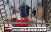 Quatro elementos s&atilde;o detidos com drogas durante a&ccedil;&atilde;o de Policiais Militares do 9&ordm; BPM na Zona Sul de Porto Velho &ndash; V&iacute;deo