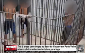 Trio &eacute; preso com drogas no Beco do Macaco em Porto Velho e tenta abrir cambur&atilde;o da viatura para fugir &ndash; V&iacute;deo