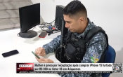 Mulher &eacute; presa por recepta&ccedil;&atilde;o ap&oacute;s comprar iPhone 15 furtado por R$ 800 no Setor 06 em Ariquemes &ndash; V&iacute;deo