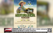 Ariquemes abre a AGROARI nesta sexta&ndash;feira, 27&ndash;03 com foco em inova&ccedil;&atilde;o e fortalecimento do agroneg&oacute;cio &ndash; V&iacute;deo