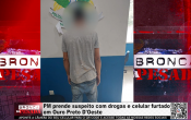 PM prende suspeito com drogas e celular furtado em Ouro Preto D'Oeste &ndash; V&iacute;deo