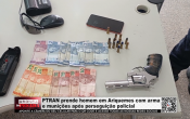PTRAN prende homem em Ariquemes com arma e muni&ccedil;&otilde;es ap&oacute;s persegui&ccedil;&atilde;o policial