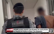 PATAMO prende suspeito com 64 pedras de crack pr&oacute;ximo ao Hospital da Crian&ccedil;a no Setor 2 em Ariquemes &ndash; V&iacute;deo
