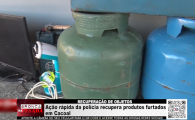 RECUPERA&Ccedil;&Atilde;O DE OBJETOS &ndash; A&ccedil;&atilde;o r&aacute;pida da pol&iacute;cia recupera produtos furtados em Cacoal &ndash; V&iacute;deo