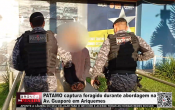 PATAMO captura foragido durante abordagem na Av. Guapor&eacute; em Ariquemes &ndash; V&iacute;deo