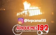 ARIQUEMES: Inc&ecirc;ndio consome resid&ecirc;ncia no Bairro Rota do Sol &ndash; V&Iacute;DEO