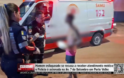 Homem esfaqueado se recusa a receber atendimento m&eacute;dico e Pol&iacute;cia &eacute; acionada na Av. 7 de Setembro Porto Velho &ndash; V&iacute;deo