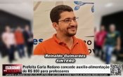 Prefeita Carla Redano concede aux&iacute;lio alimenta&ccedil;&atilde;o de R$ 800 para professores &ndash; V&iacute;deo