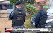 For&ccedil;a T&aacute;tica prende suspeito com mandado em aberto e apreende moto e objetos suspeitos no Setor 06 em Ariquemes &ndash; LIVE: ESTAMOS NO AR! PROGRAMA BRONCA DA PESADA
