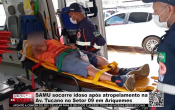 SAMU socorre idoso ap&oacute;s atropelamento na Av. Tucano no Setor 09 em Ariquemes &ndash; V&iacute;deo