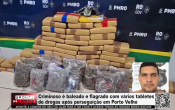 Criminoso &eacute; baleado e flagrado com v&aacute;rios tabletes de drogas ap&oacute;s persegui&ccedil;&atilde;o em Porto Velho &ndash; V&iacute;deo