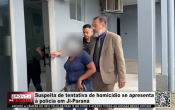 Suspeita de tentativa de homic&iacute;dio se apresenta &agrave; pol&iacute;cia em Ji&ndash;Paran&aacute; &ndash; V&iacute;deo