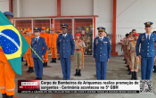 Corpo de Bombeiros de Ariquemes realiza promo&ccedil;&atilde;o de sargentos Cerim&ocirc;nia aconteceu no 5&ordm; GBM &ndash; V&iacute;deo