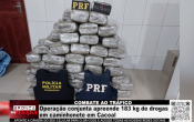 COMBATE AO TR&Aacute;FICO &ndash; Opera&ccedil;&atilde;o conjunta apreende 183 kg de drogas em caminhonete em Cacoal &ndash; V&iacute;deo