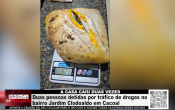 Duas pessoas detidas por tr&aacute;fico de drogas no bairro Jardim Clodoaldo em Cacoal &ndash; V&iacute;deo