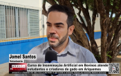 Curso de Insemina&ccedil;&atilde;o Artificial em Bovinos atende estudantes e criadores de gado em Ariquemes &ndash; V&iacute;deo