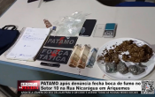 PATAMO ap&oacute;s den&uacute;ncia fecha boca de fumo no Setor 10 na Rua Nicar&aacute;gua em Ariquemes &ndash; V&iacute;deo