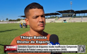 Calend&aacute;rio Esportivo de Ariquemes recebe modifica&ccedil;&atilde;o: Campeonato Municipal de Futebol come&ccedil;a nesta segunda&ndash;feira (04/05/26) &ndash; V&iacute;deo