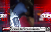 Tr&ecirc;s menores s&atilde;o apreendidos com rev&oacute;lver durante patrulhamento da PM em s&iacute;tio no bairro Cristal da Calama em Porto Velho &ndash; V&iacute;deo