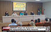 SEMUST lan&ccedil;a em Ariquemes a campanha de conscientiza&ccedil;&atilde;o Maio Amarelo &ndash; V&iacute;deo