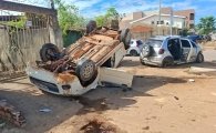 GRAVE ACIDENTE ENTRE UNO E CROSSFOX DEIXA DUAS MULHERES EM ESTADO GRAVE NA EMBRATEL