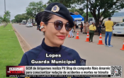 GCM de Ariquemes realiza Pit Stop da campanha Maio Amarelo para conscientizar redu&ccedil;&atilde;o de acidentes e mortes no tr&acirc;nsito &ndash; V&iacute;deo