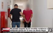 PC prende suspeito de ter invadido resid&ecirc;ncia e estuprado garota de 15 anos em Monte Negro &ndash; LIVE: ESTAMOS NO AR! PROGRAMA BRONCA DA PESADA