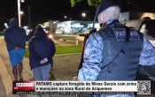 PATAMO captura foragida de Minas Gerais com arma e muni&ccedil;&otilde;es na zona Rural de Ariquemes &ndash; V&iacute;deo
