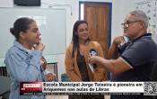 Escola Municipal Jorge Teixeira &eacute; pioneira em Ariquemes nas aulas de Libras &ndash; V&iacute;deo