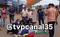 ARIQUEMES: AGORA &ndash; Motociclista sofre fratura em grave acidente entre carro e moto na Av. Cana&atilde; Setor Industrial &ndash; V&Iacute;DEO