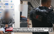 For&ccedil;a T&aacute;tica apreende menores suspeitos de tr&aacute;fico de drogas no bairro Rota do Sol em Ariquemes &ndash; V&iacute;deo