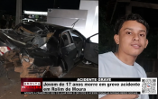 ACIDENTE GRAVE &ndash; Jovem de 17 anos morre em greve acidente em Rolim de Moura &ndash; V&iacute;deo