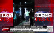 HOMEM CAI DE BARCO DESGOVERNADO &ndash; Barco percorreu mais de um quil&ocirc;metro ap&oacute;s colidir v&aacute;rias vezes em ponte em Cacoal &ndash; V&iacute;deo