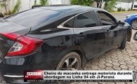 Cheiro de maconha entrega motorista durante abordagem na Linha 94 em Ji Paran&aacute; &ndash; V&Iacute;DEO