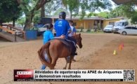 Atividades de Equoterapia na APAE de Ariquemes j&aacute; demonstram resultados &ndash; V&Iacute;DEO  